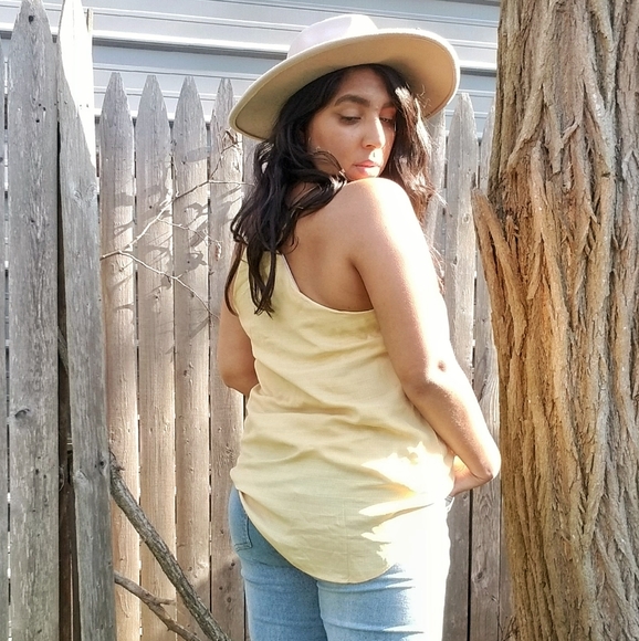 MITTOSHOP BUTTON CAMI TUNIC TOP - Picture 5 of 14